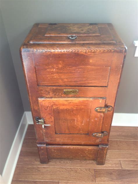 antique ice box restoration